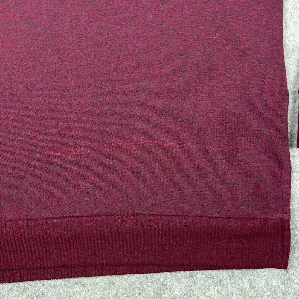Lucky Brand Sweater Womens 2X XXL Purple Red Wine Long Sleeve‎ V Neck Pullover